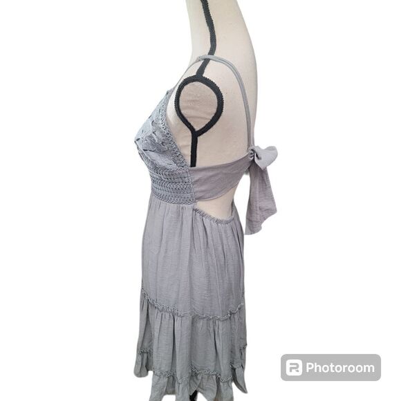 Love Tree Crocheted Layered Ruffled Summer Dress. Size M. - Picture 9 of 10